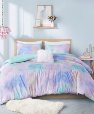 Intelligent Design Cassiopeia Watercolor Tie Dye 4-Pc. Duvet Cover Set, Full/Queen
