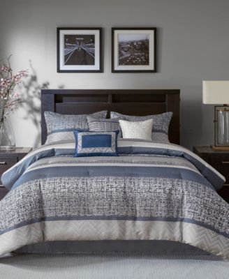 Madison Park Rhapsody Jacquard 7-Pc. Comforter Set, King