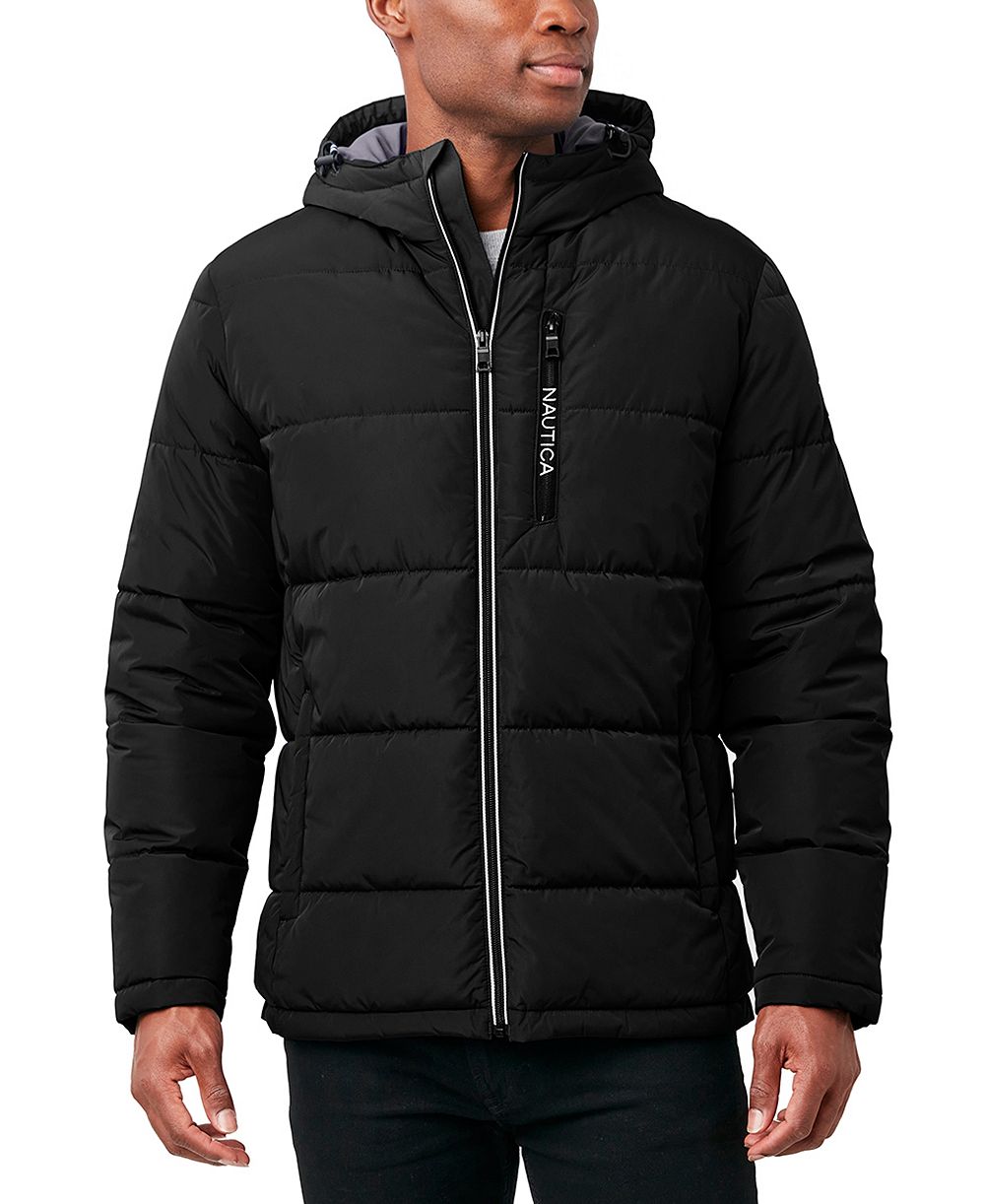 Nautica Men's Hooded Puffer Classic-Fit Jacket