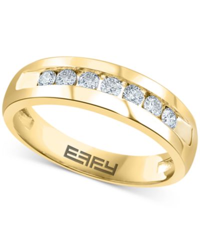 EFFY® Men's Diamond Channel-Set Band (1/2 ct. t.w.)