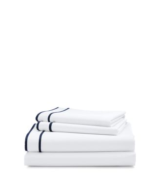 Lauren Ralph Lauren Spencer комплект сатиновых простыней с каймой, 300 нитей, King