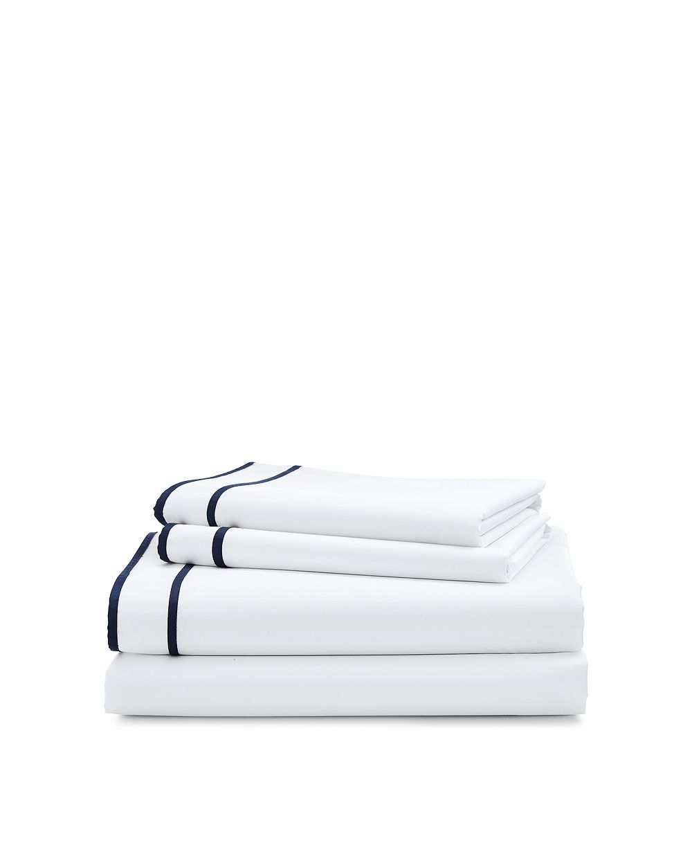 Lauren Ralph Lauren Spencer 300 Thread Count Sateen Border Sheet Set, California King