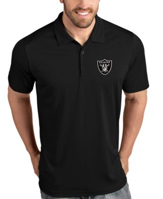 Antigua Las Vegas Raiders Tribute Polo Shirt - Black