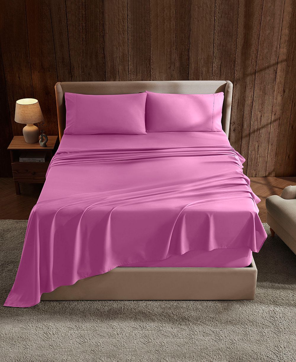 Nestl Premier Collection Deep Pocket 4 Piece Sheet Set, California King