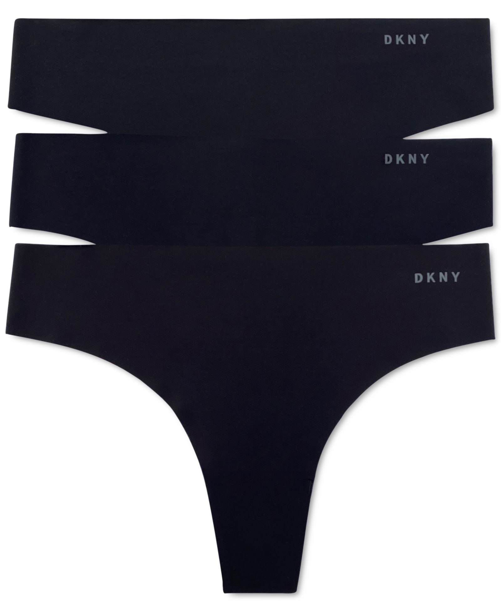 Комплект нижнего белья DKNY Women's 3-Pk. Litewear Cut Anywear Thong DK5026BP3