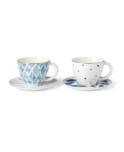 Lenox Набор из 4 предметов: чайная чашка и блюдце Blue Bay