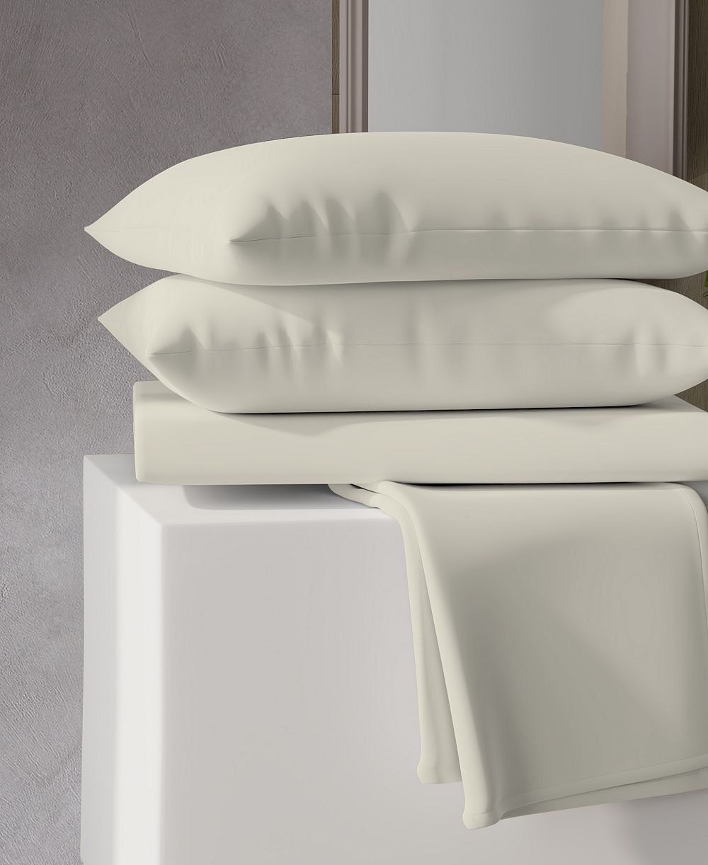 Purity Home 400 Thread Count Wrinkle Resistant Cotton Sateen 3-Pc. Sheet Set, Twin