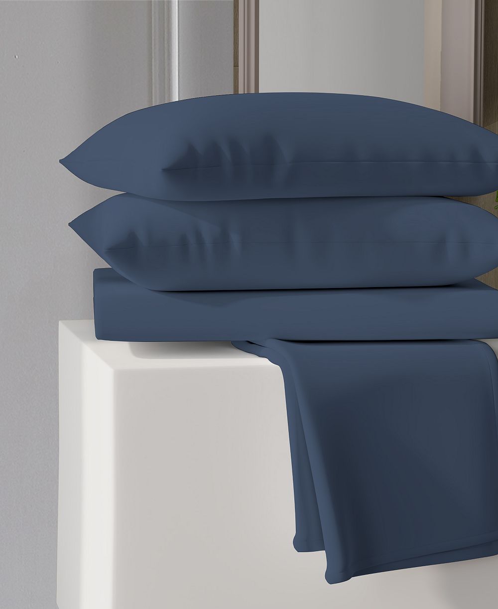 Комплект постельного белья Purity Home Ultra-Light Cool Crisp 100% Organic Cotton Percale 3-Pc. Sheet Set, Twin