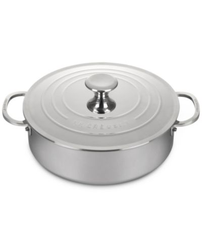 Рондо Le Creuset 4.5 Quart Stainless Steel с крышкой