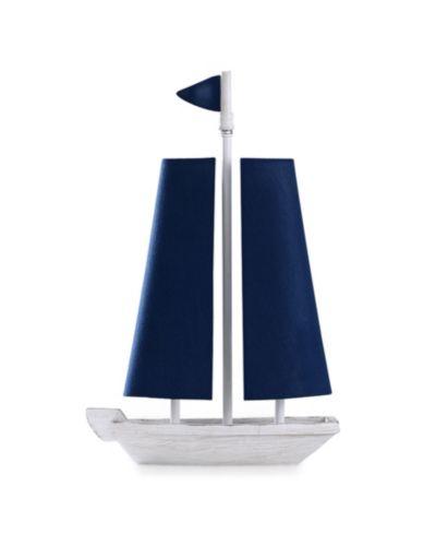 Molded Sail Boat Table Lamp