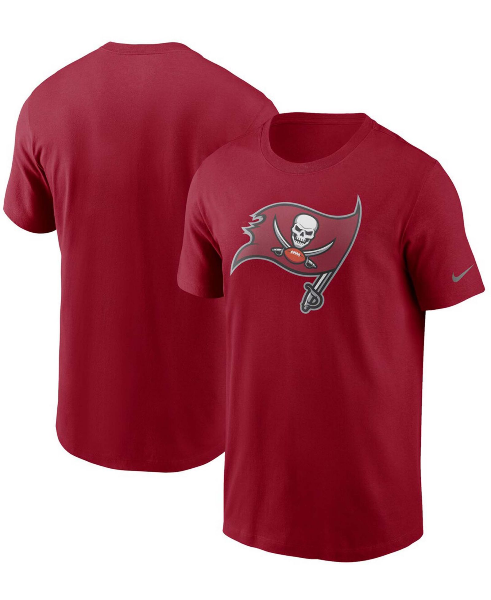 Мужская футболка Nike Tampa Bay Buccaneers с основным логотипом красного цвета