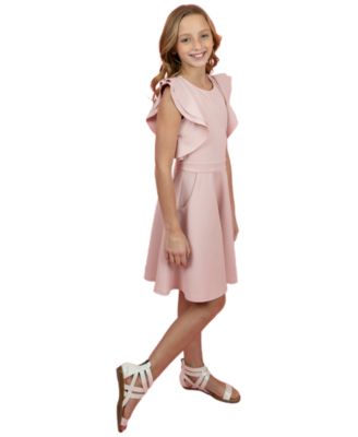Детский комплект из платья с воланами и блестящей резинки Emerald Sundae 2-Piece Set