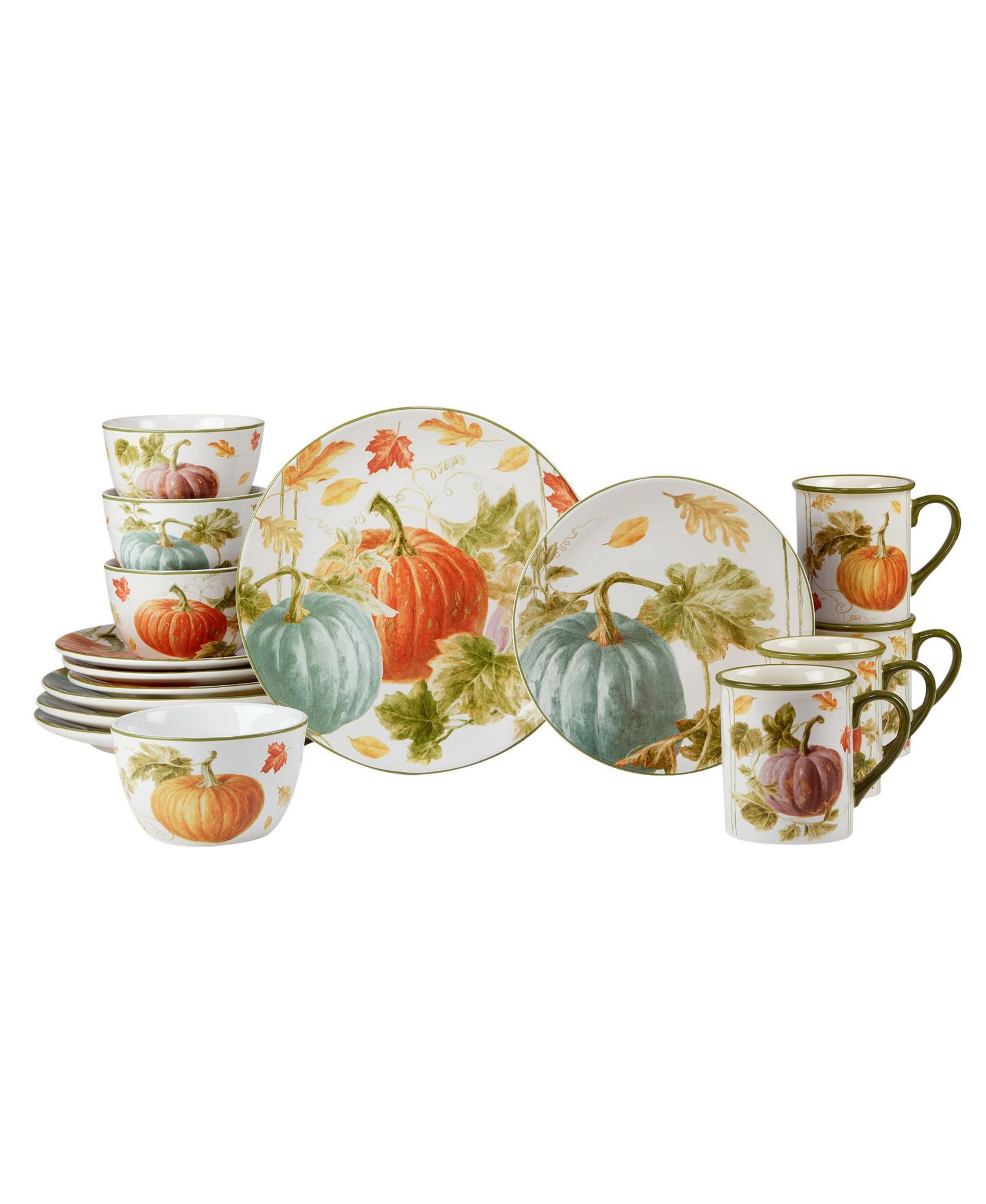 Certified International Autumn Harvest 16 Pc. Dinnerware Set, Service for 4