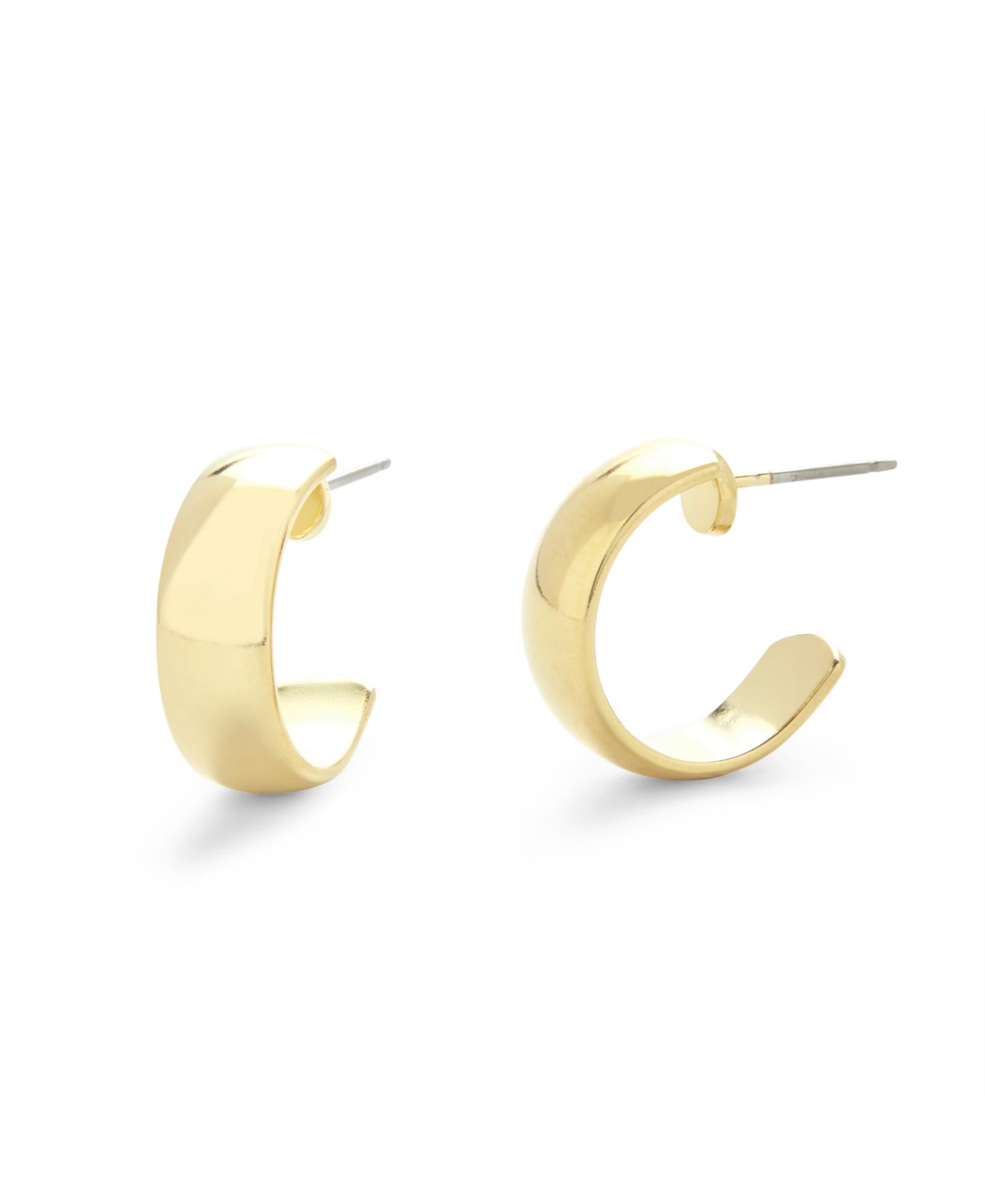 Серьги-кольца Blake Hoops с позолотой 14K