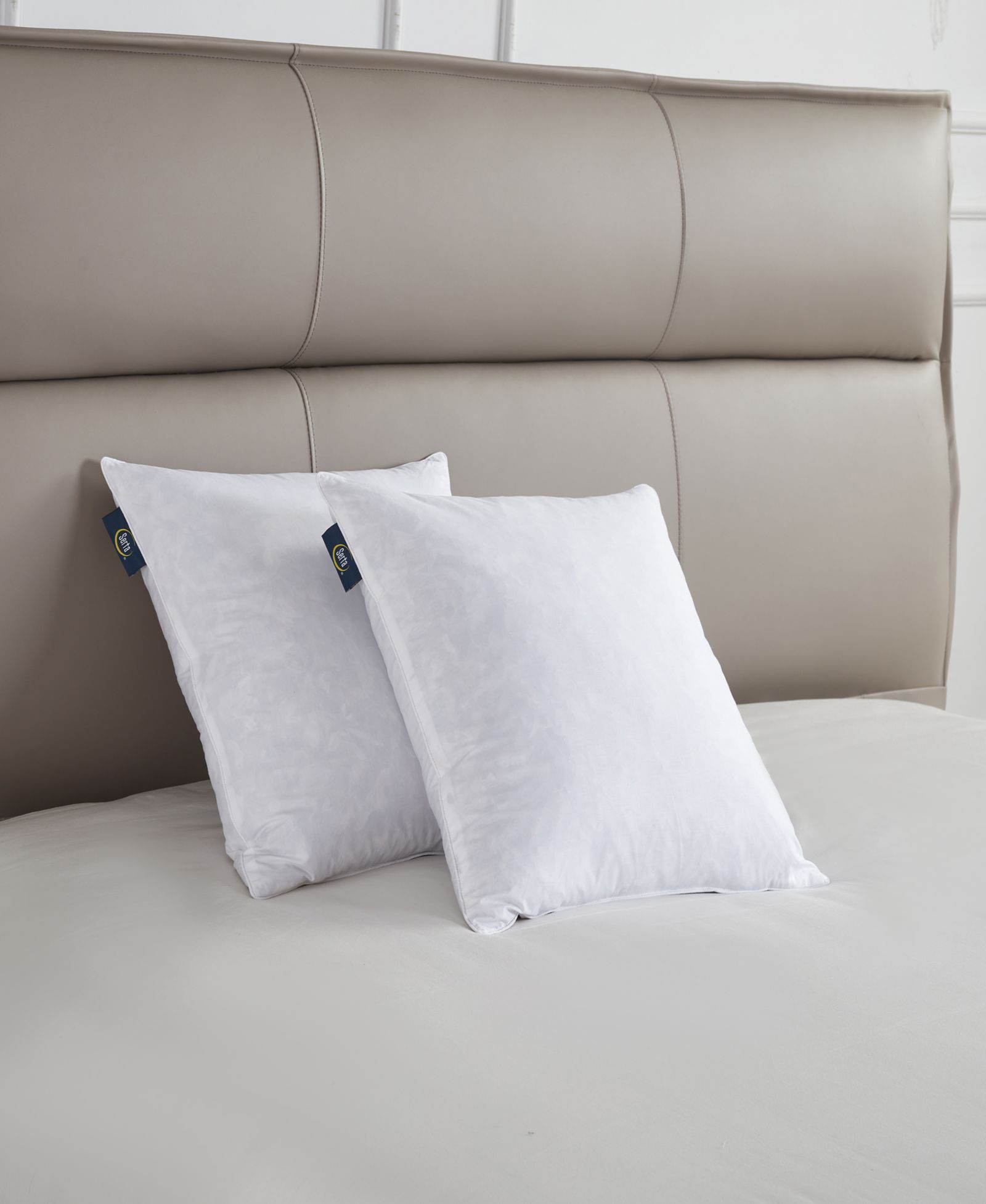 Serta Feather Filled 2-Pack Pillow Inserts, 20" x 20"