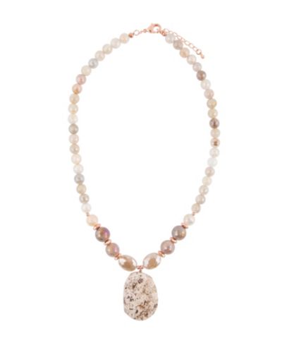 Женское колье Barse Women's Roman Genuine Stone Statement