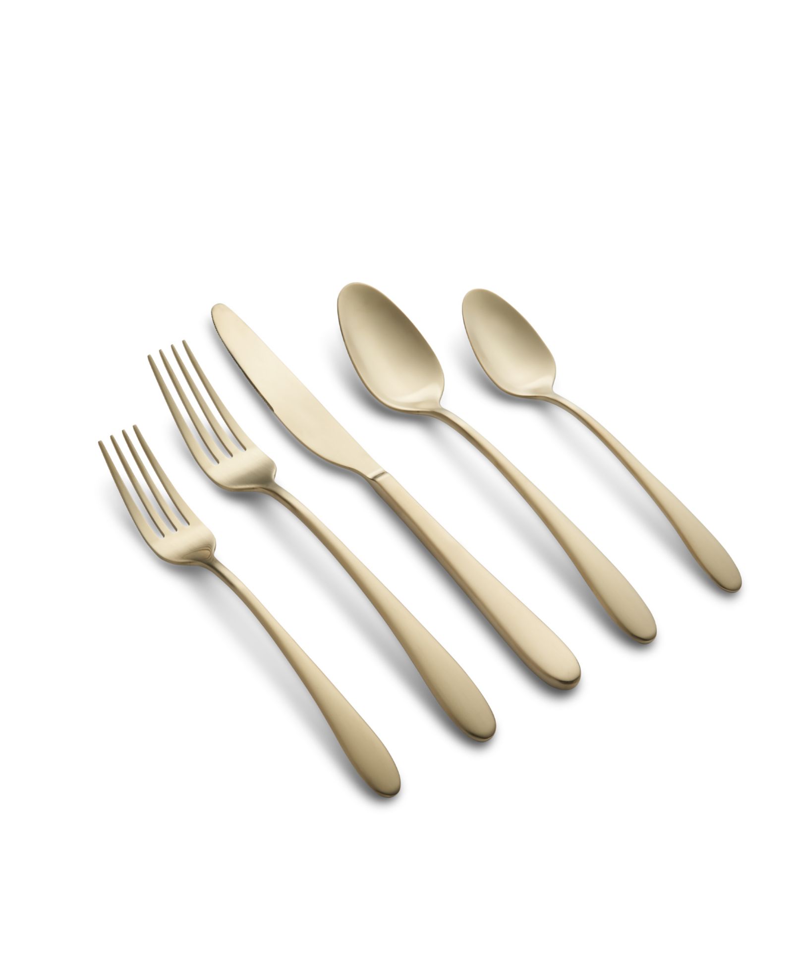 Набор столовых приборов Cambridge Silversmiths Poet Champagne Satin, 20 предметов, 18/10 нержавеющая сталь