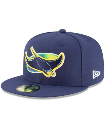 Мужская бейсболка New Era Tampa Bay Rays Alternate Authentic Collection On-Field 59FIFTY Fitted Hat