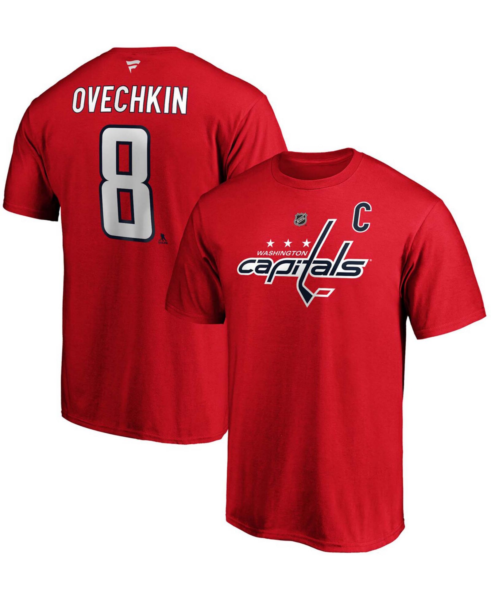 Lids Мужская футболка Fanatics Alexander Ovechkin Washington Capitals
