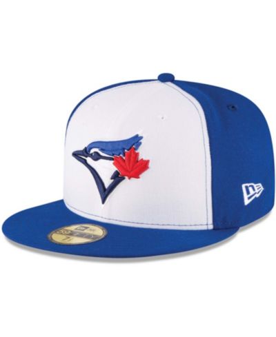 Мужская кепка New Era White/Royal Toronto Blue Jays 2017 Authentic Collection 59FIFTY Fitted