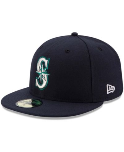 New Era Мужская кепка 59FIFTY Seattle Mariners Authentic Collection Navy