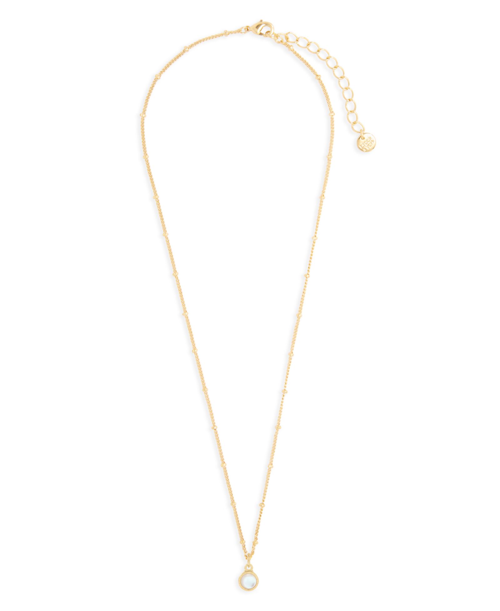 Подвеска Lane 14K Gold Plated Necklace