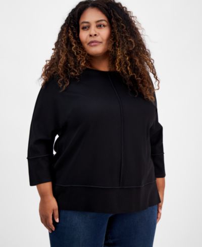 Женский туник Jones New York Plus Size Dolman-Sleeve