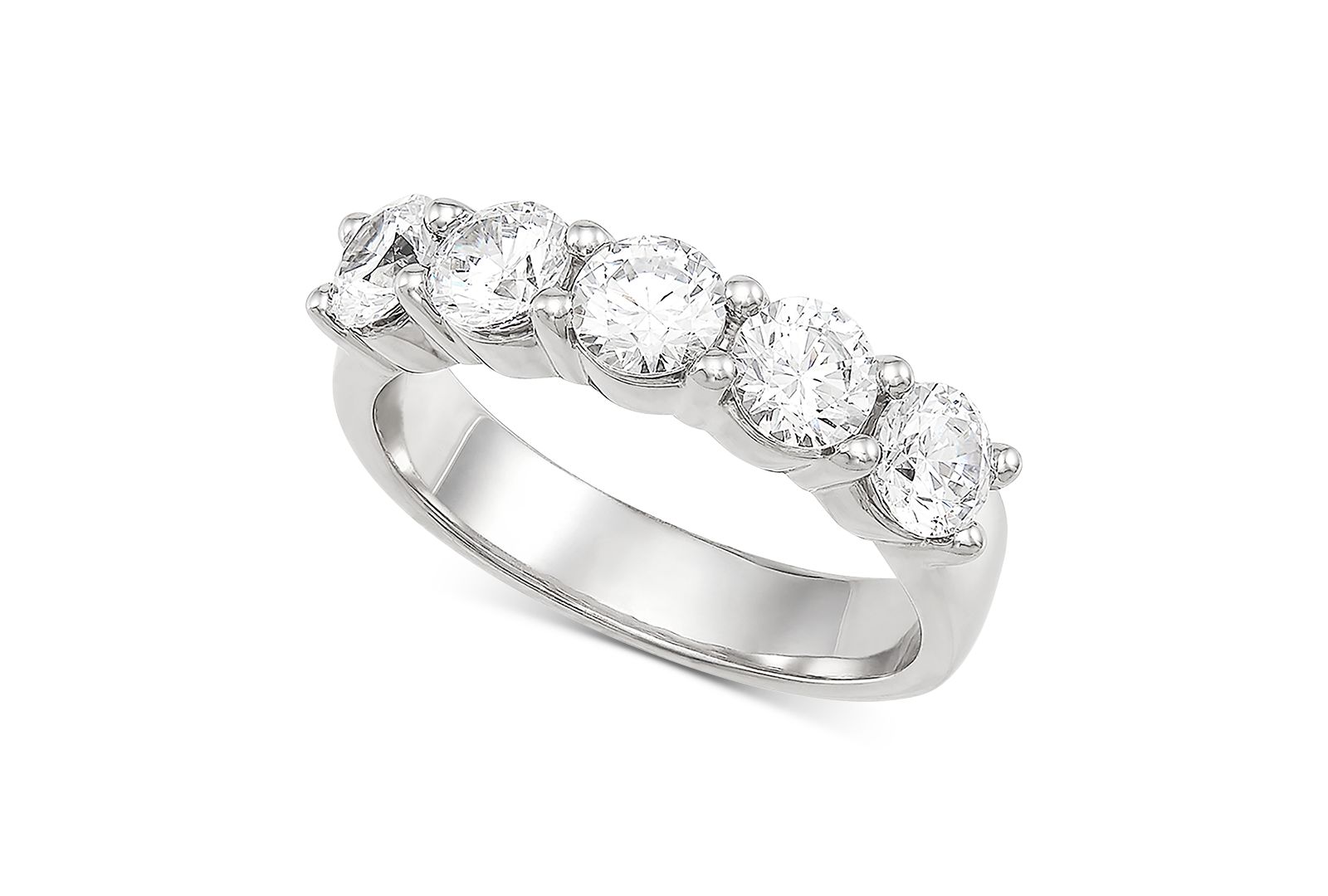 Обручальное кольцо IGI Certified Lab Grown Diamond (2 ct. t.w.) из белого или желтого золота 14k