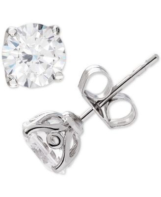 IGI Certified Lab Grown Diamond Stud Earrings (1-1/2 ct. t.w.) in 14k White or Yellow Gold