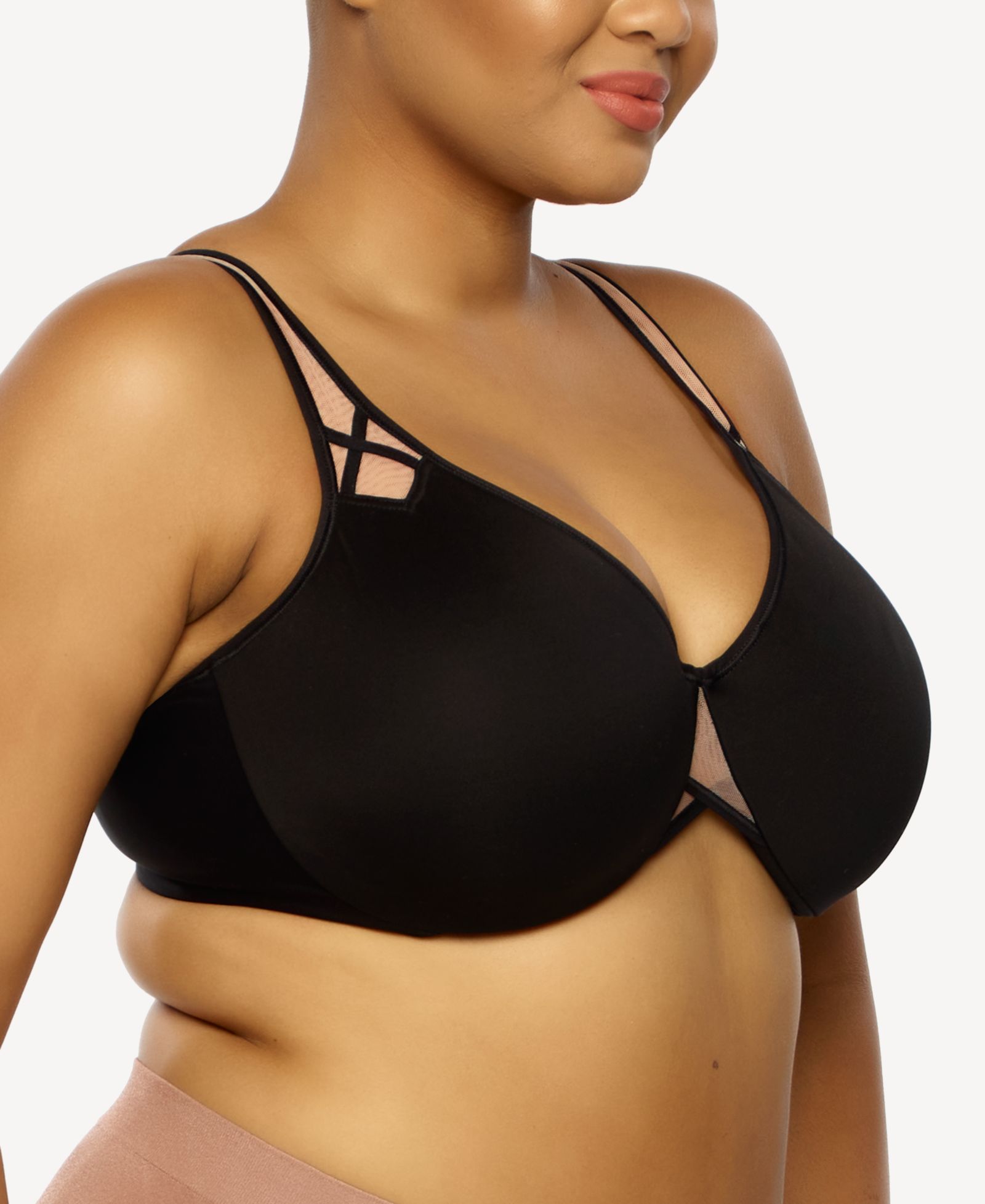 Paramour Plus Size утягивающий бюстгальтер с косточками без подкладки