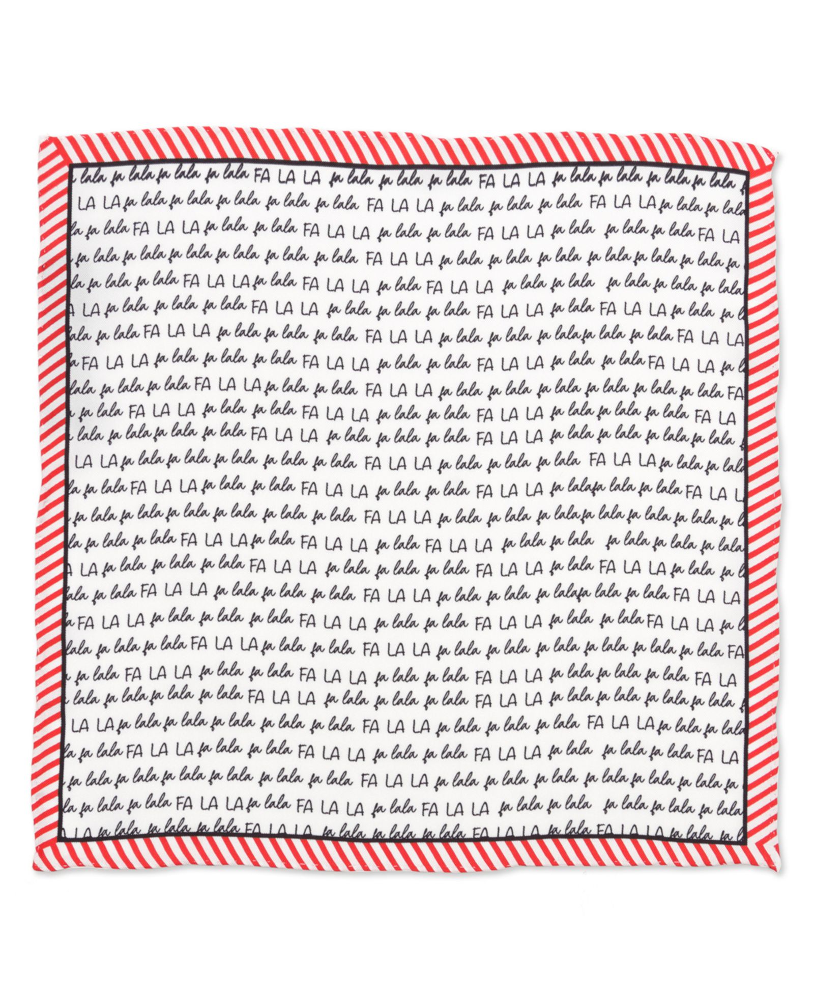 Cufflinks Inc. Men's Fa La La Holiday Pocket Square