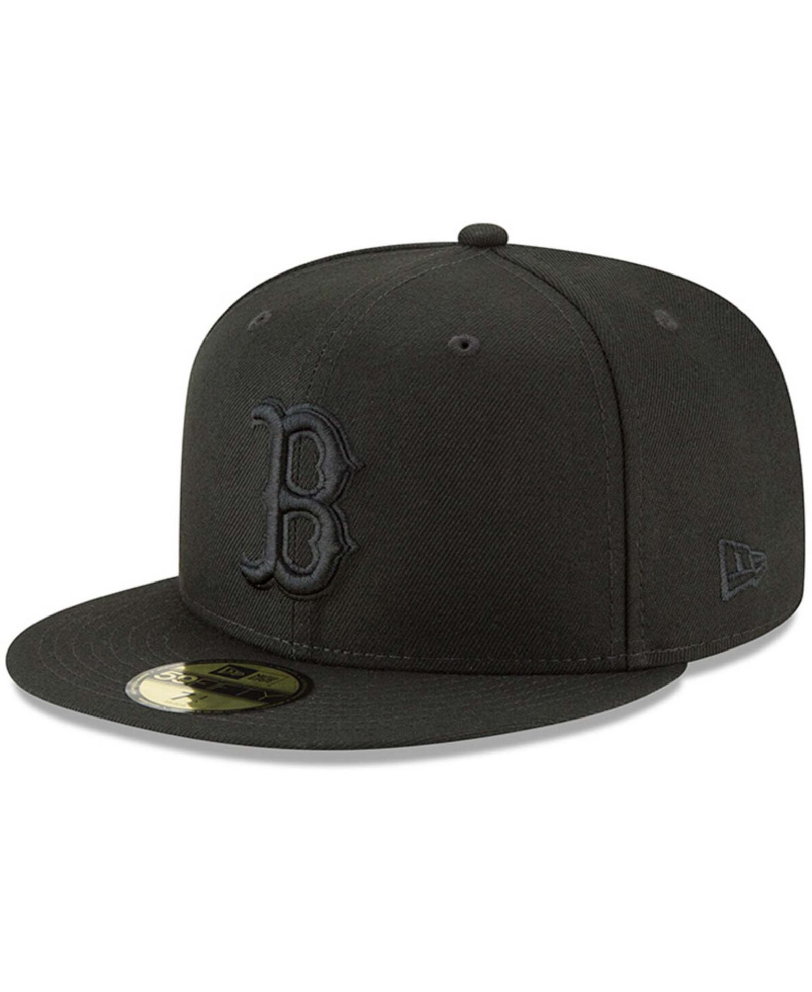 Кепка New Era Men's Black Boston Red Sox Primary Logo Basic 59FIFTY Fitted