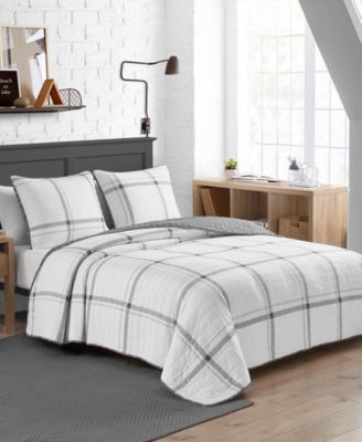Nautica Fleetville хлопковый реверсивный комплект из 3 частей Quilt, King