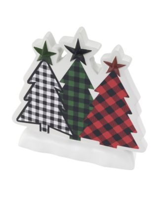 Держатель для зубной щетки Avanti Tis the Season Holiday Plaid Resin