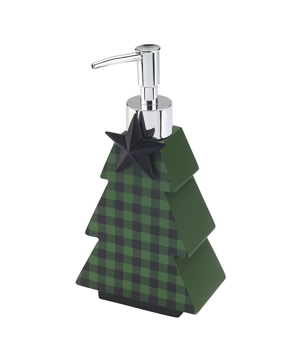 Avanti Дозатор для мыла/лосьона Holiday Plaid из смолы