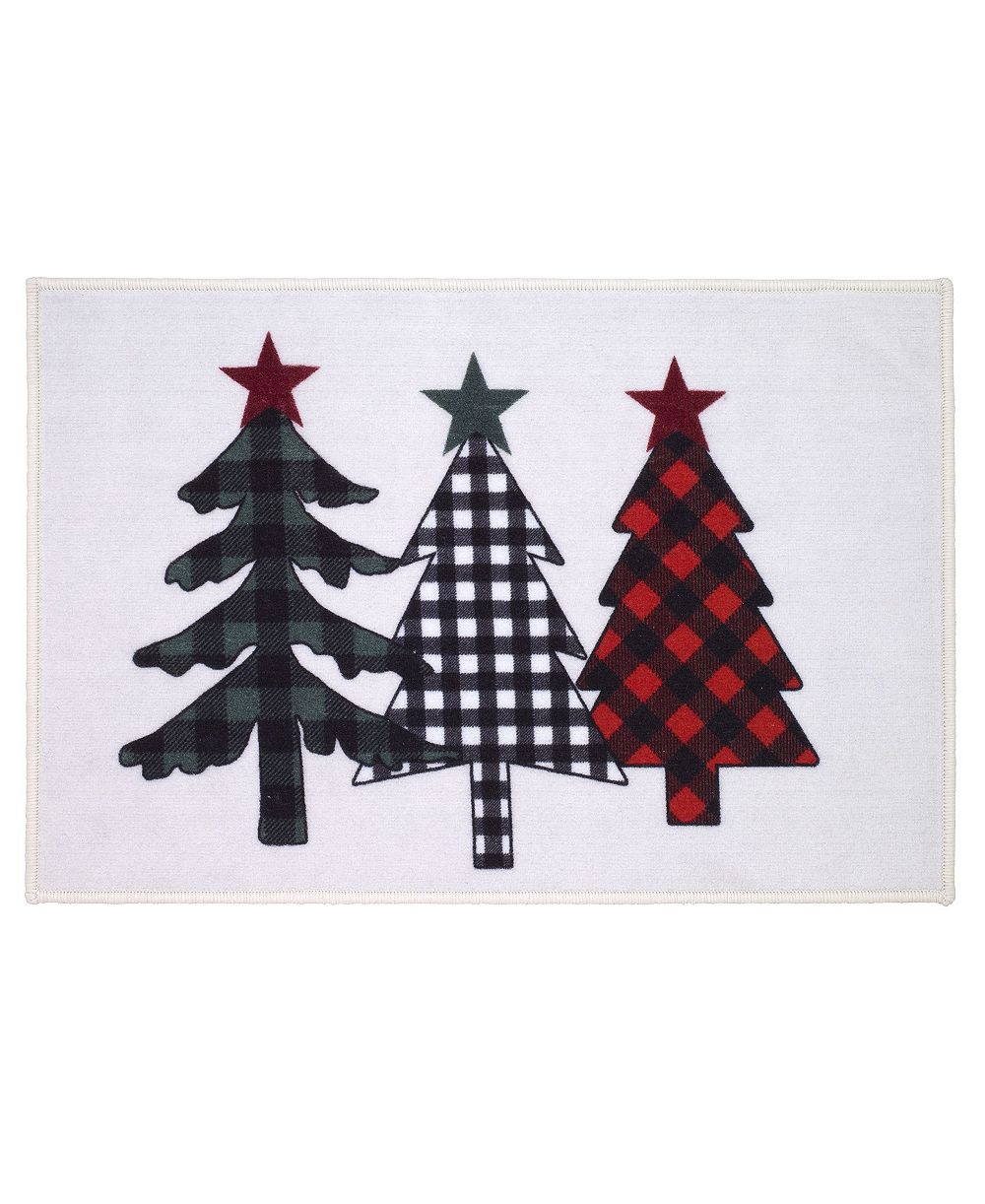 Коврик для ванной Avanti Tis the Season Holiday Plaid, 20" x 30"