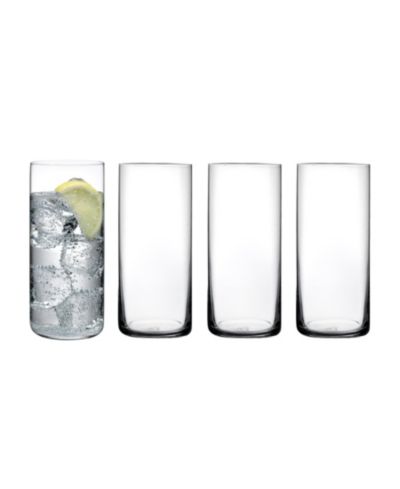 Nude Glass Finesse Highball Glasses - 15 oz., Set of 4
