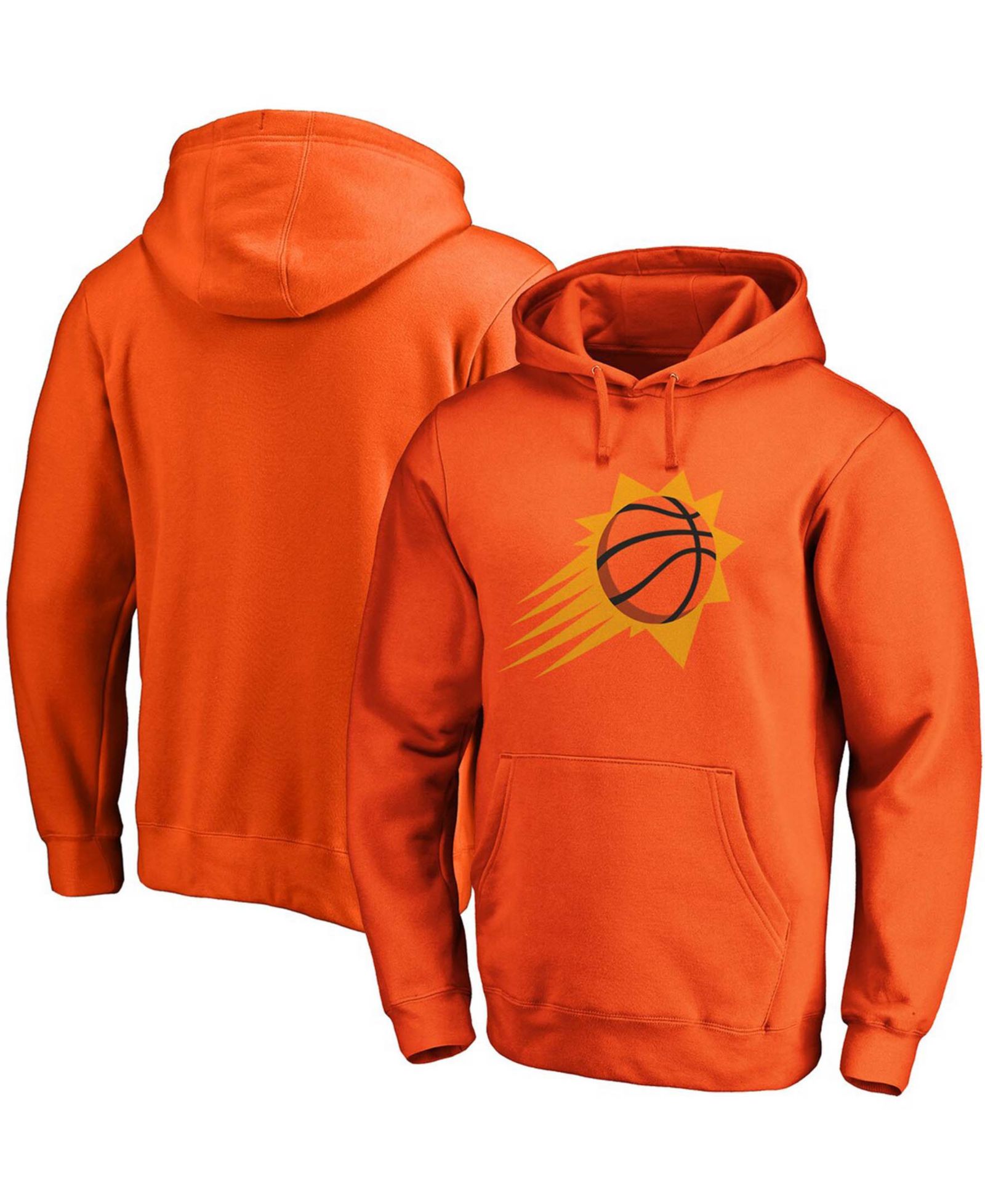 Мужское худи Phoenix Suns с основным логотипом команды, оранжевое