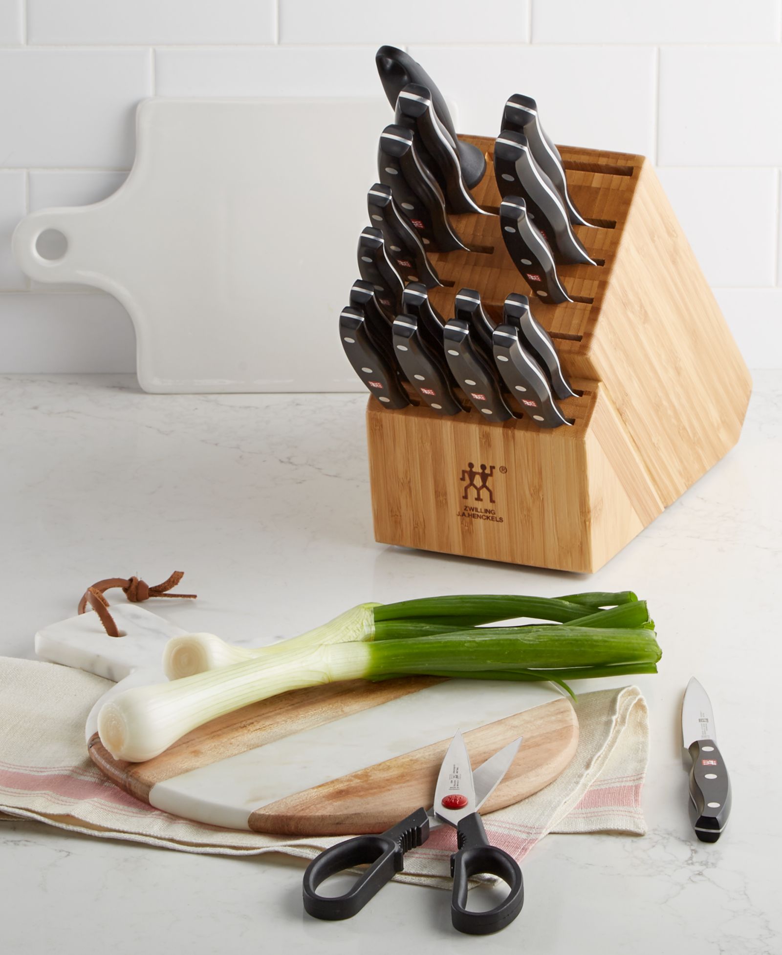 Zwilling Twin Signature 19 Piece Kitchen Cutlery Knife Block Set