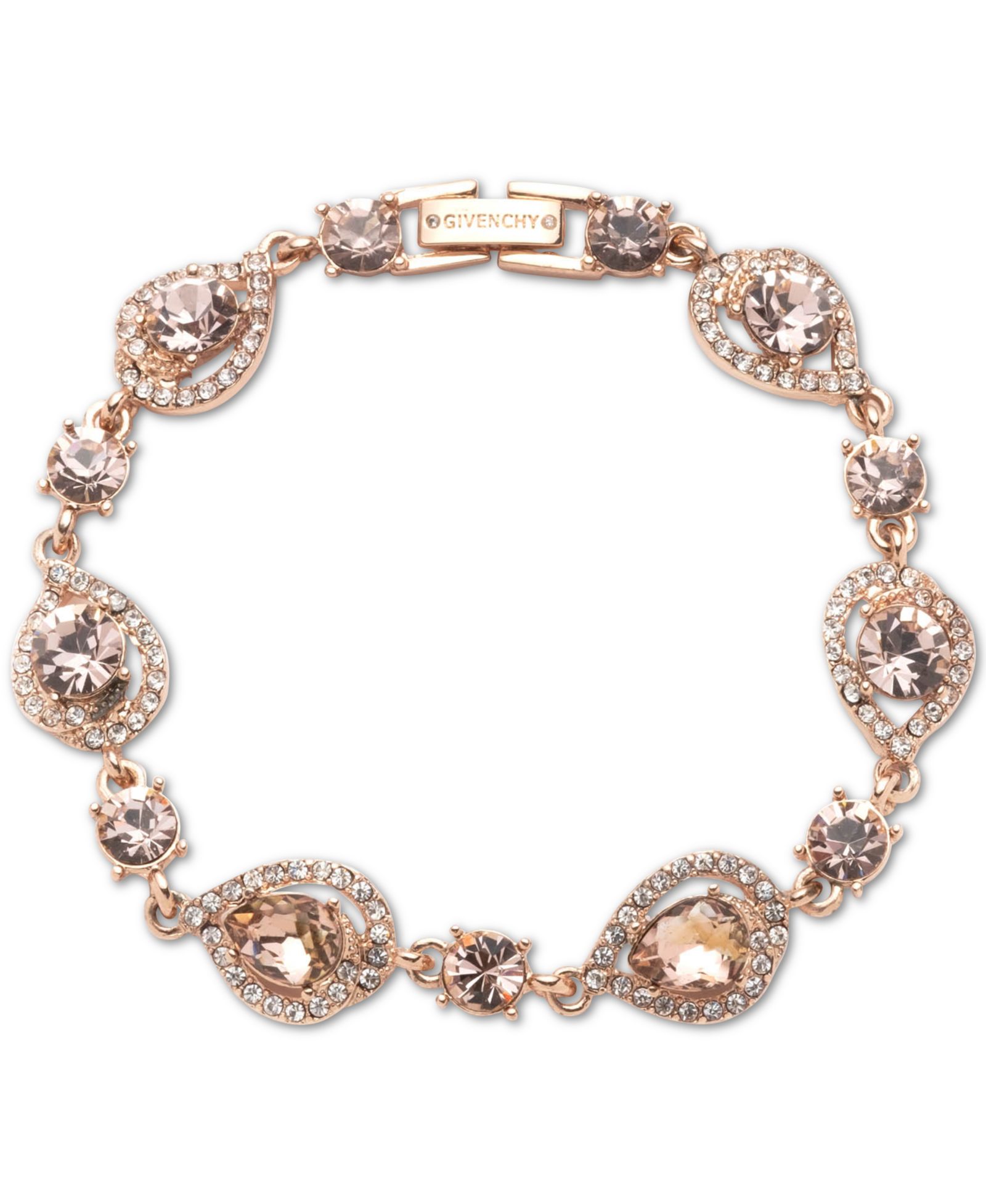 Givenchy браслет Pear-Shape Crystal Orbital Flex