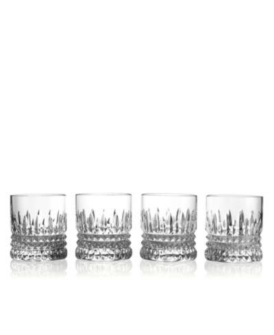 Waterford Connoisseur Lismore Diamond Straight Tumbler 6 oz, Set of 4