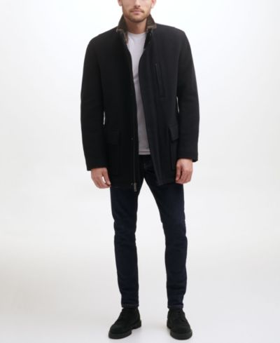 Cole Haan Мужской Wool Plush Car Coat