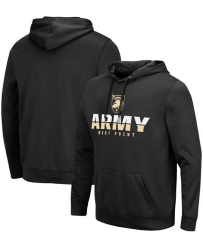 Мужское худи Colosseum Black Army Black Knights Lantern Pullover