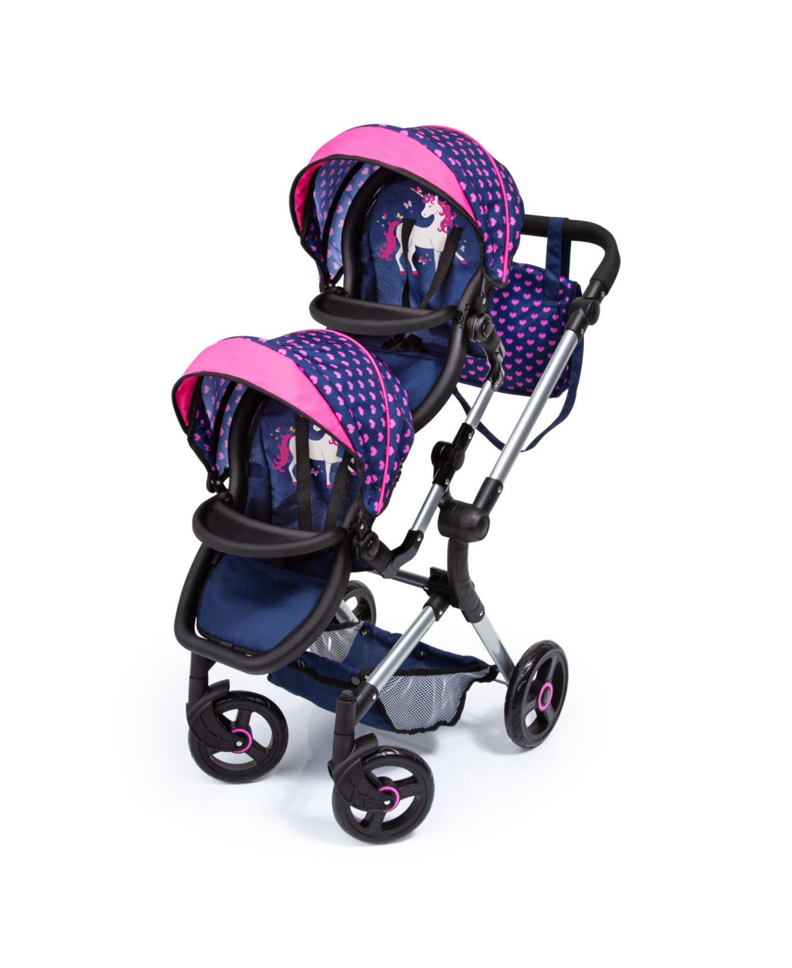 Регулируемая коляска для кукол Bayer Neo Twin, для детей от 3 лет