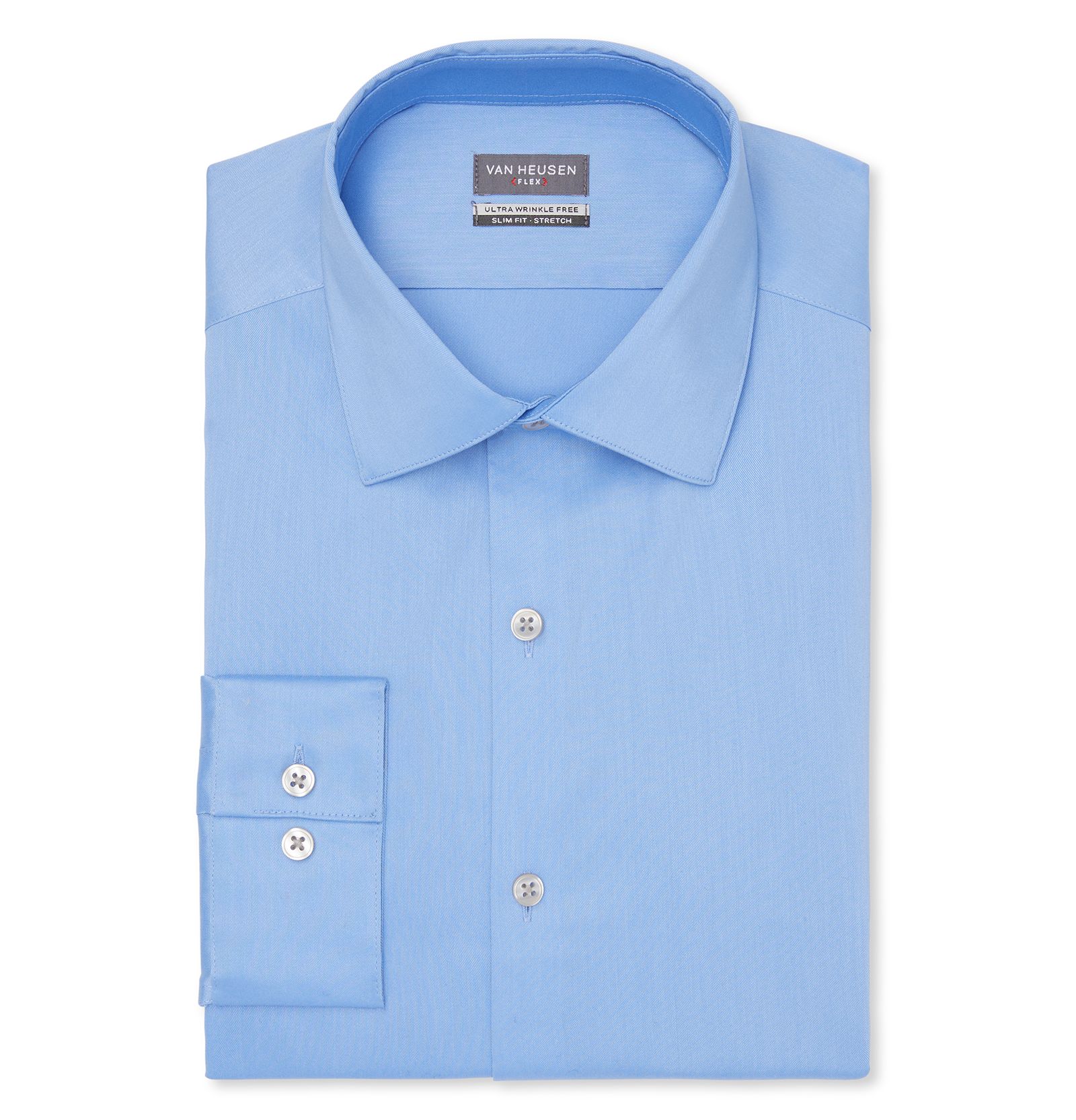 Мужская приталенная рубашка Van Heusen Flex Collar Slim Fit