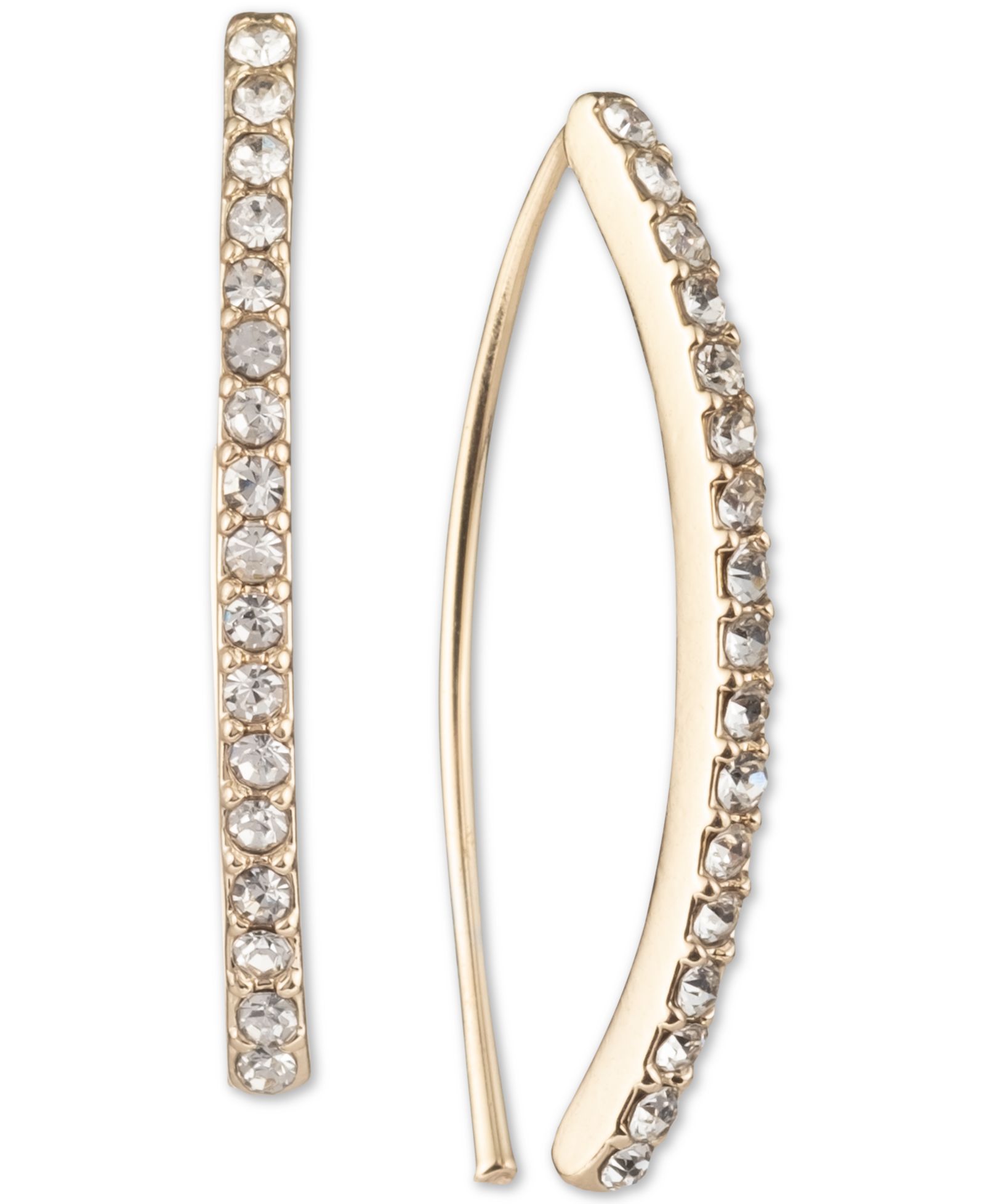 Lauren Ralph Lauren Pavé Threader Earrings