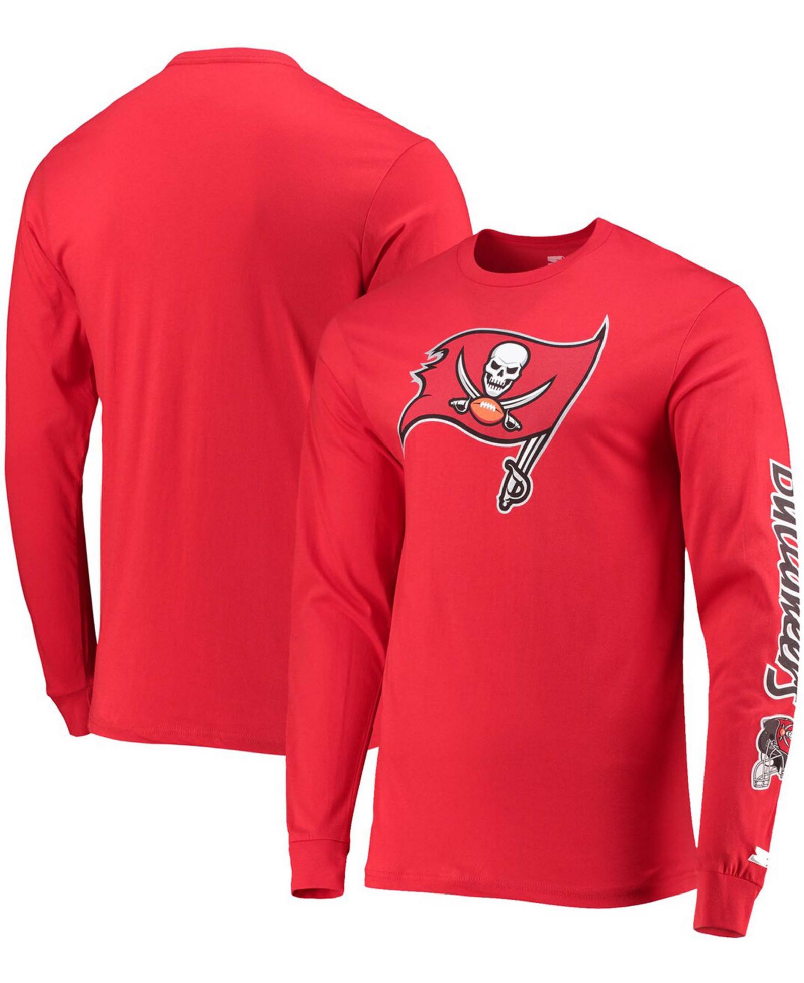 Мужская футболка Starter Red Tampa Bay Buccaneers Halftime Long Sleeve