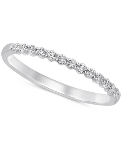 Кольцо с бриллиантом (1/4 ct. t.w.) в 14k White или Yellow Gold