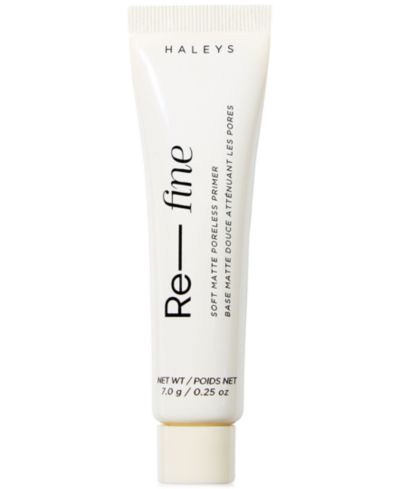 HALEYS Beauty Re-Fine Soft Matte Poreless Primer, 0.25 oz.