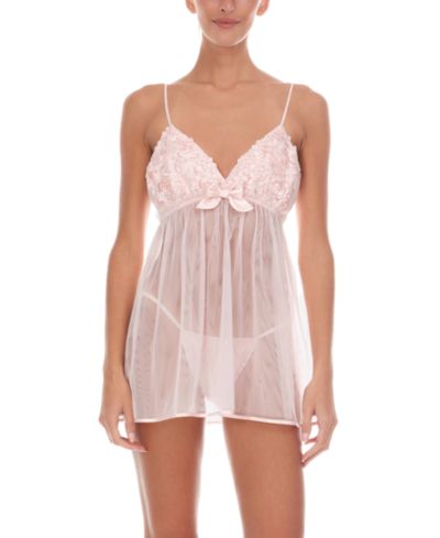 Flora by Flora Nikrooz Bellflower комплект нижнего белья Babydoll Chemise 2-Piece